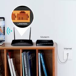 TP-LINK TL-MR6400 Wi-Fi router 2.4 GHz, 300 MBit/s