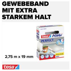 tesa PERFECT 56341-00028-03 páska se skelným vláknem tesa® Extra Power bílá (d x š) 2.75 m x 19 mm 1 ks