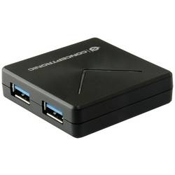 Conceptronic HUBBIES02B USB Hub 4 porty USB-A USB 3.1 Gen1 5 GBit/s černá HUBBIES02B