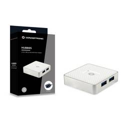 Conceptronic HUBBIES03W USB Hub 4 porty USB-A USB 3.1 Gen1 5 GBit/s bílá HUBBIES03W