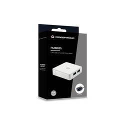 Conceptronic HUBBIES03W USB Hub 4 porty USB-A USB 3.1 Gen1 5 GBit/s bílá HUBBIES03W
