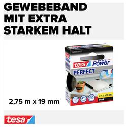 tesa PERFECT 56341-00027-03 páska se skelným vláknem tesa® Extra Power černá (d x š) 2.75 m x 19 mm 1 ks
