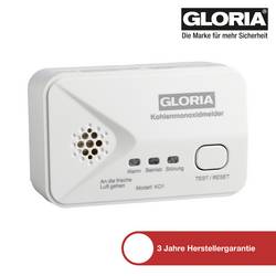 Gloria KO1, 002518.4000 detektor oxidu uhelnatého na baterii, detekce oxidu uhelnatého (CO)