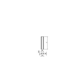 OBO Bettermann 1105124 Profilová lišta (d x š x v) 2000 x 20 x 8 mm 1 ks kov