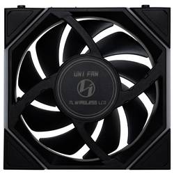 Lian Li 12RTLLCD1W1B PC větrák s krytem (š x v x h) 120 x 28 x 124 mm Vč. LCD displeje, včetně LED osvětlení, vč. ovládání RGB osvětlení