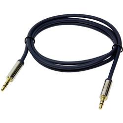 LogiLink CA10050 jack audio kabel 0.50 m černá (matná) pozlacené kontakty