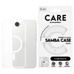 PanzerGlass Fashionable Samba w. MagSafe Case Apple iPhone 16e Light (transparentní) Kompatibilní s MagSafe, odolné vůči nárazům CRRFLCMG29845
