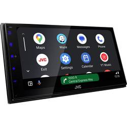 JVC multimediální přehrávač do auta (2 DIN) Apple CarPlay, Android Auto™, konektor pro couvací kameru, DAB+ tuner, Bluetooth® handsfree zařízení