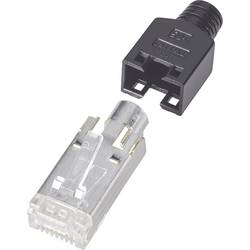Hirose Electronic TM 11, zástrčka, rovná, počet pólů: 8P8C, černá, 1 ks