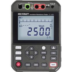 VOLTCRAFT ET-400 tester izolací 250 V, 500 V, 1000 V, 2500 V, 2.5 TΩ