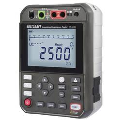 VOLTCRAFT ET-400 tester izolací 250 V, 500 V, 1000 V, 2500 V, 2.5 TΩ