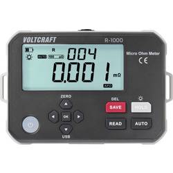 VOLTCRAFT R-1000 Mikroohmmetr 1 µΩ, 1 A datová paměť při provozu na akumulátor