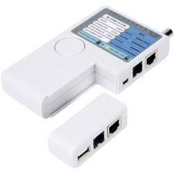 Velleman VTLAN7 Kabelový měřič , pro USB-A, USB-B, BNC, RJ45, RJ12, RJ11, RJ10, VTLAN7