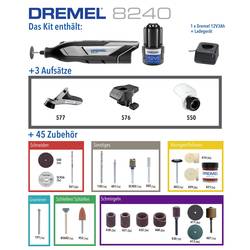 Dremel 8240-3/45 akumulátorový multifunkční nástroj akumulátor, vč. nabíječky, vč. příslušenství, 12 V, 2.0 Ah, F0138240JF