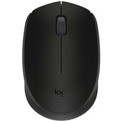 Logitech M171 optická myš, přenos bezdrátový, bezdrátový, 3 tlačítko, 1000 dpi, černá, šedá