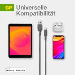 GP Nabíjecí kabel USB USB 2.0 USB-A zástrčka, Apple Lightning konektor 1.00 m šedá GPCBCl1NGYUSB160