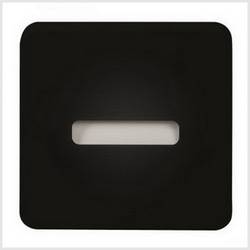 Zamel 18-221-62 Lami LED vestavné nástěnné svítidlo, LED, pevně vestavěné LED, 0.7 W, černá