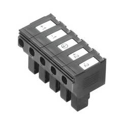 Weidmüller 1131730000, PTS 4 DC, bezpečnostní konektor, 0.5-4 mm², kontakty 5, černá, Piece, 10 ks