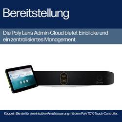 HP Poly Studio X72 All-In-One Video Bar konferenční reproduktor HDMI® vstup, HDMI® výstup, USB-C®, USB-A, Audio-Line-in , Audio-Line-out , Bluetooth, Wi-Fi 7