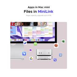 ORICO USB-C® dokovací stanice MiniLink M49P Vhodné pro značky (dokovací stanice pro notebook): Apple Rozšiřující patice M.2 SSD
