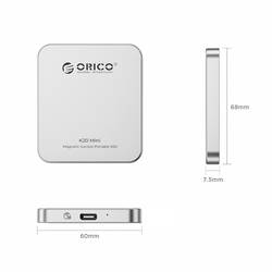 ORICO K20 mini Pouzdro pro SSD M.2 USB-C® USB 3.2 (Gen 2x2) 20 GBit/s M.2 PCIe 2230 K20Mini