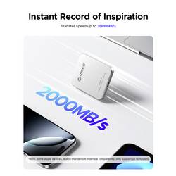 ORICO K20 mini Pouzdro pro SSD M.2 USB-C® USB 3.2 (Gen 2x2) 20 GBit/s M.2 PCIe 2230 K20Mini
