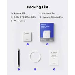 ORICO K20 mini Pouzdro pro SSD M.2 USB-C® USB 3.2 (Gen 2x2) 20 GBit/s M.2 PCIe 2230 K20Mini