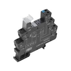 Weidmüller TRS 120VUC 2CO EMPTY patice pro relé s ukazatelem, LED, Weidmüller řada TERMSERIES , (š x v x h) 12.8 x 89.6 x 88 mm, 10 ks