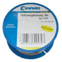 Conrad Components 605889 kabel pro automotive, FLRY-B, 1 x 4 mm², černá, 5 m