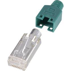 Hirose Electronic HRS8GN10, zástrčka, rovná, počet pólů: 8P8C, zelená, 10 ks