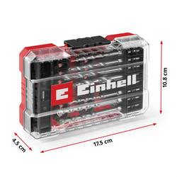 Einhell 108763 39dílná sada bitů a vrtáků kov, kámen, beton, dřevo, zdivo 4 mm, 5 mm, 6 mm, 8 mm