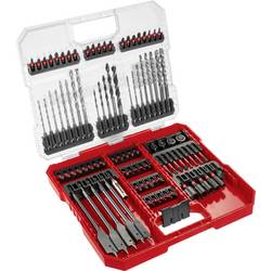 Einhell 108798 95dílná sada bitů a vrtáků kov, kámen, beton, dřevo, zdivo 3 mm, 4 mm, 5 mm, 6 mm, 7 mm, 8 mm, 9 mm, 10 mm, 12 mm, 14 mm, 16 mm, 18 mm, 22 mm