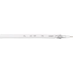 Koaxiální kabel Interkabel AC 89, 75 Ω ±3 Ω, stíněný, bílá, 1 m