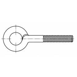 TOOLCRAFT Šrouby s okem typu 48 (Ø x d) 8 mm x 15 mm Galvanicky pozinkovaná ocel M5 Průměr oka 8 mm 100 ks