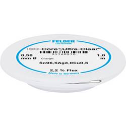 Felder ISO-Core Ultra Clear SAC305 pájecí cín cívka Sn96,5Ag3Cu0,5 0.5 mm