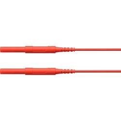 Schützinger HSPL 8568 / AWG16 / 200 / RT bezpečnostní měřicí kabely zástrčka 4 mm zástrčka 4 mm červená 1 ks