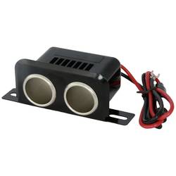 HP Autozubehör Dvojitá zásuvka Proudová zatížitelnost (max.)=10 A Montáž na nebo pod omítku 12/24 V