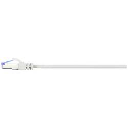 Renkforce RF-5266138 RJ45 síťové kabely, propojovací kabely CAT 6A S/FTP 1.00 m šedá Slimline,, flexibilní provedení, s ochranou, samozhášecí 1 ks