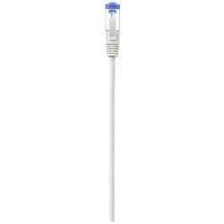 Renkforce RF-5266144 RJ45 síťové kabely, propojovací kabely CAT 6A S/FTP 5.00 m šedá Slimline,, flexibilní provedení, s ochranou, samozhášecí 1 ks