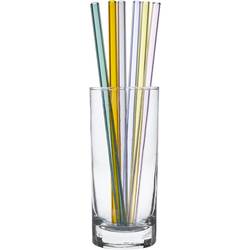 TFA Dostmann 14.2019.06 Trinkhalme aus farbigem Glas 21 cm 6 ks