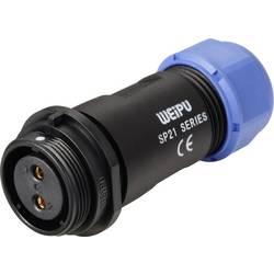 Weipu SP2111 / S 2 I kulatý faston, 1 ks
