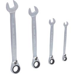KS Tools 503.4604 Sada očkových ráčnových klíčů Délka klíče (cm) (jen pro nadpis) 10 - 19 mm