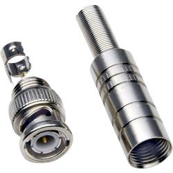 TRU COMPONENTS 1579574 BNC konektor zástrčka, rovná 50 Ω 1 ks