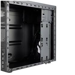 Fractal Design CORE 1100 mini tower PC skříň černá 1 předinstalovaný ventilátor