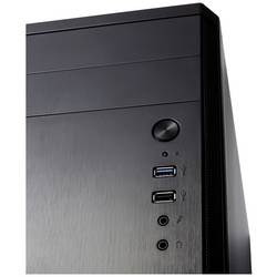 Fractal Design CORE 1100 mini tower PC skříň černá 1 předinstalovaný ventilátor