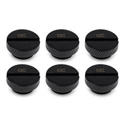 Alphacool Eiszapfen Verschlussschraube G1/4, schwarz tvarovka pro vodní chladič