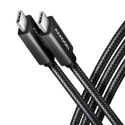 AXAGON BUCM32-CM20AB USB kabel černá 2 m