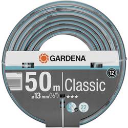 GARDENA 18010-20 Classic Schlauch 13 mm (1/2), 50 m zahradní hadice Vnitřní Ø hadice=13 mm 50 m 1/2 palce 1 ks šedá, modrá