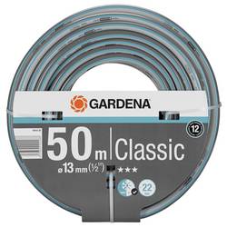 GARDENA 18010-20 Classic Schlauch 13 mm (1/2), 50 m zahradní hadice Vnitřní Ø hadice=13 mm 50 m 1/2 palce 1 ks šedá, modrá