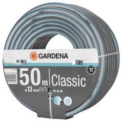 GARDENA 18010-20 Classic Schlauch 13 mm (1/2), 50 m zahradní hadice Vnitřní Ø hadice=13 mm 50 m 1/2 palce 1 ks šedá, modrá